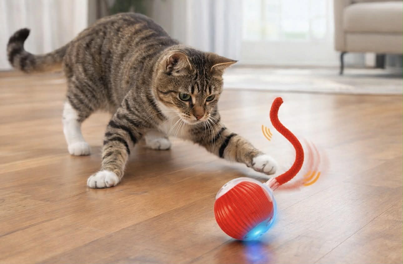 Votre chat s’ennuie ? Cette balle le rendra fou en 5 secondes 😻